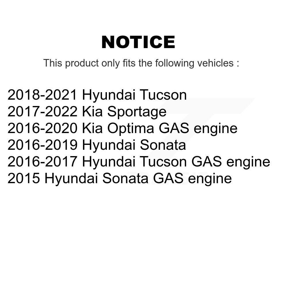 Front Lower Suspension Ball Joints Pair Kit For Hyundai Tucson Kia Sportage Sonata K72-101471 - Image 2
