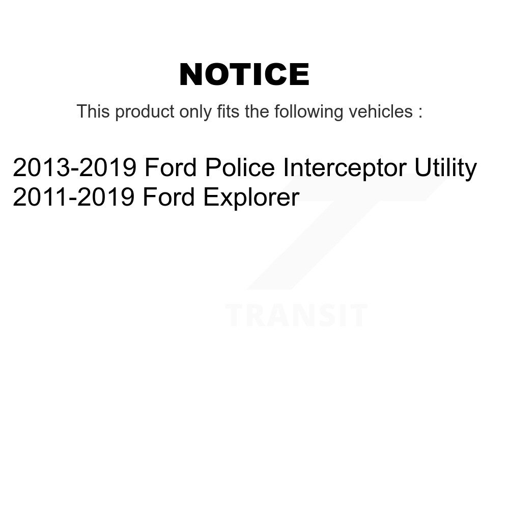 Front Suspension Control Arm And Ball Joint Tie Rod End Link Kit (8Pc) For Ford Explorer K72-101530 - Image 2