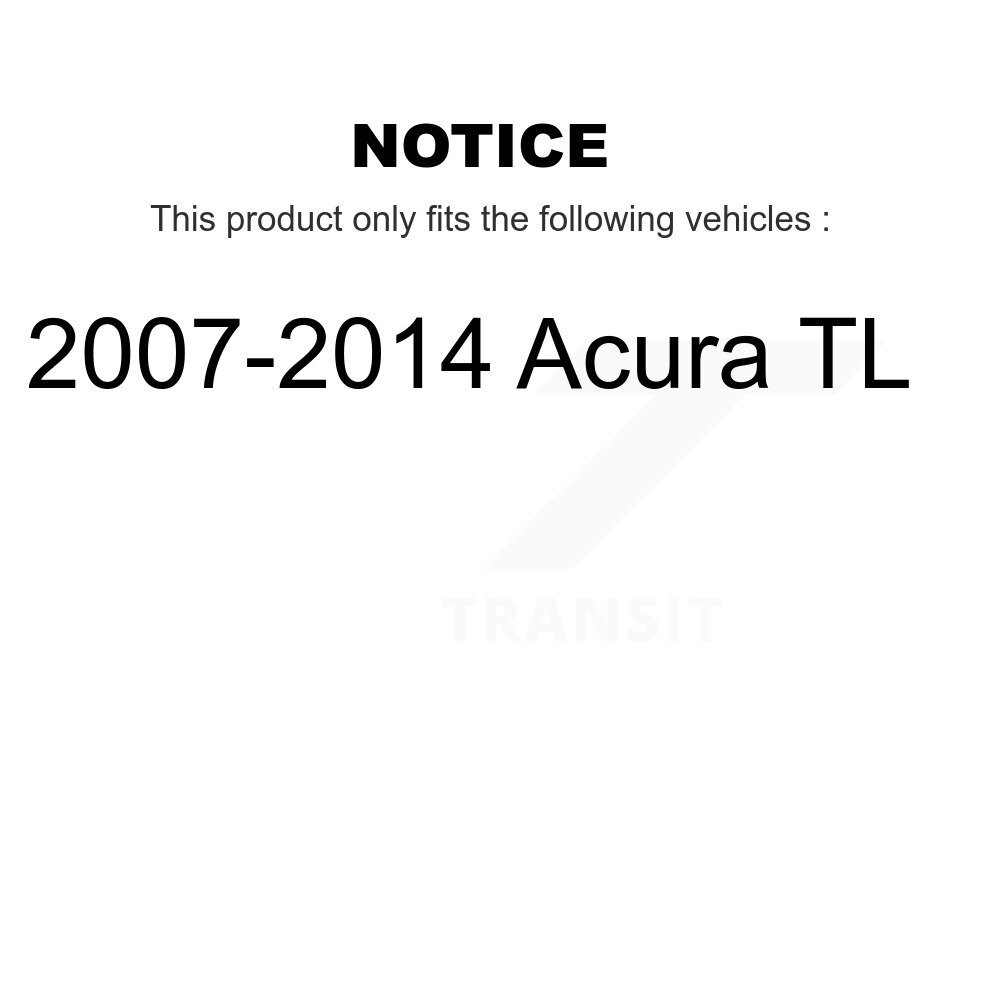 Front Suspension Link Kit For 2007-2014 Acura TL K72-101557 - Image 2