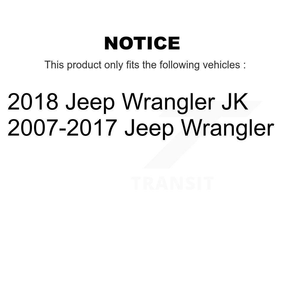 Front Suspension Link Pair For Jeep Wrangler JK K72-101583 - Image 2