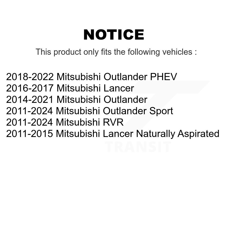 Front Tie Rod End Kit For Mitsubishi RVR Outlander Lancer PHEV Sport K72-101611 - Image 2