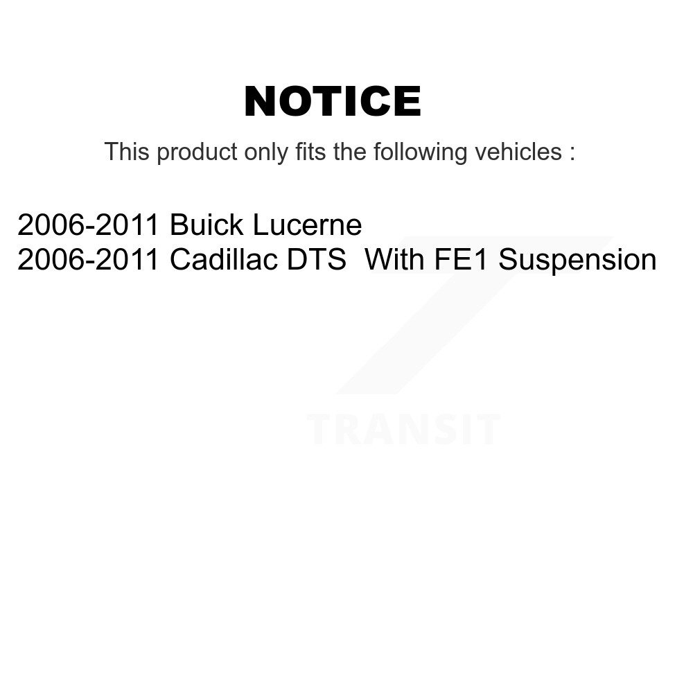 Front Suspension Strut Shock Mounting Pair For 2006-2011 Buick Lucerne Cadillac DTS K73-100167 - Image 2