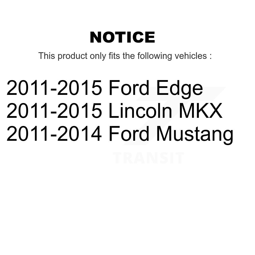 Front Suspension Strut Shock Mounting Pair For Ford Edge Mustang Lincoln MKX K73-100174 - Image 2