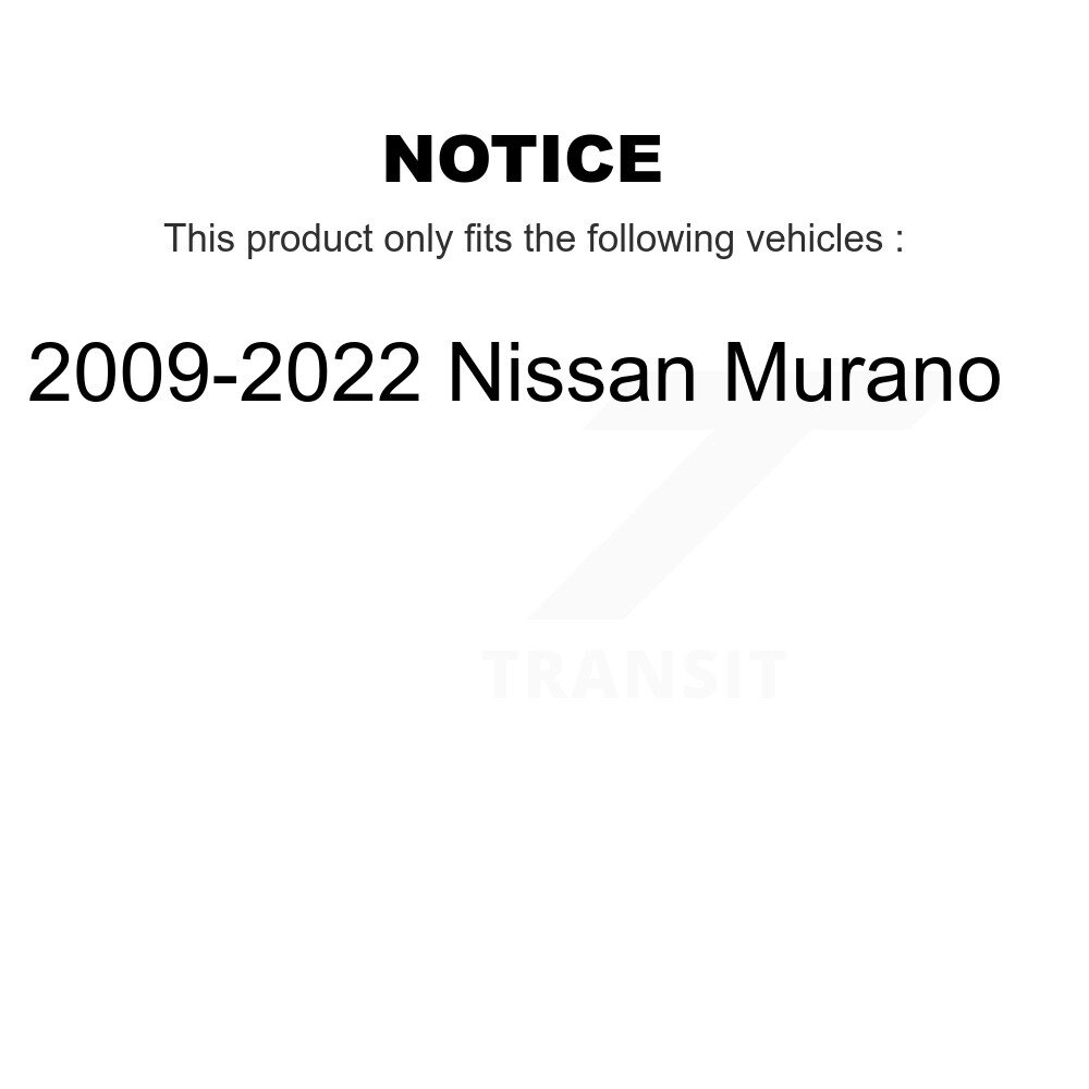 Rear Suspension Shock Absorbers Pair For 2009-2022 Nissan Murano K78-100389 - Image 2