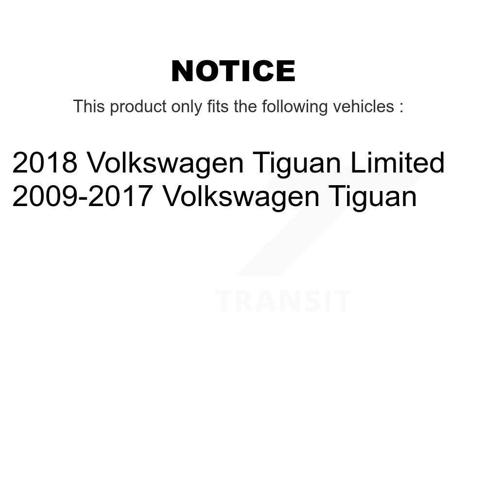 Rear Suspension Shock Absorbers Pair For Volkswagen Tiguan Limited K78-100407 - Image 2