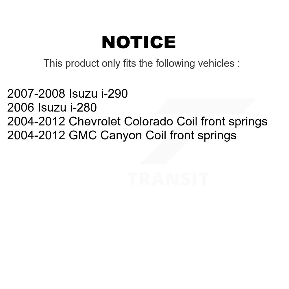 Rear Suspension Shock Absorbers Pair For Chevrolet Colorado GMC Canyon Isuzu i-280 i-290 K78-100434 - Image 2
