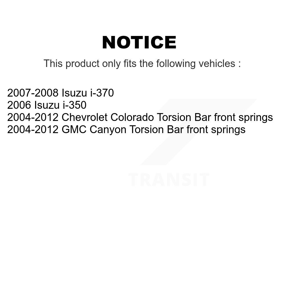 Rear Suspension Shock Absorbers Pair For Chevrolet Colorado GMC Canyon Isuzu i-350 i-370 K78-100435 - Image 2