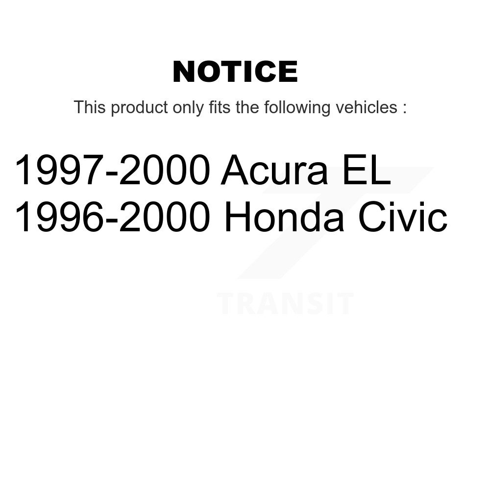 Rear Suspension Struts Pair For Honda Civic Acura EL K78-100714 - Image 2