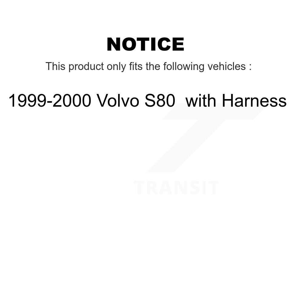Front Wheel Hub Bearing And ABS Sensor Kit For 1999-2000 Volvo S80 with Harness K7S-100222 - Image 2