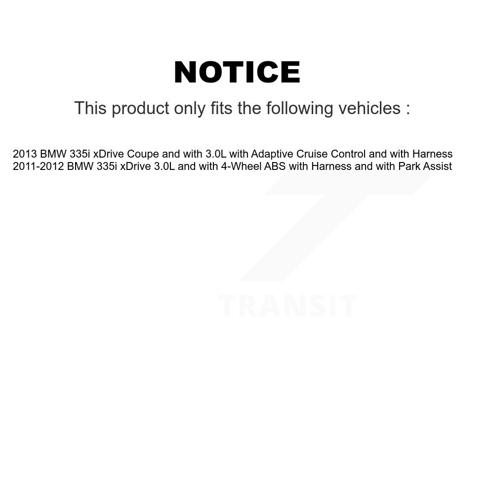 Front Wheel Bearing And ABS Sensor Kit For BMW 335i xDrive K7S-100273 - Image 2