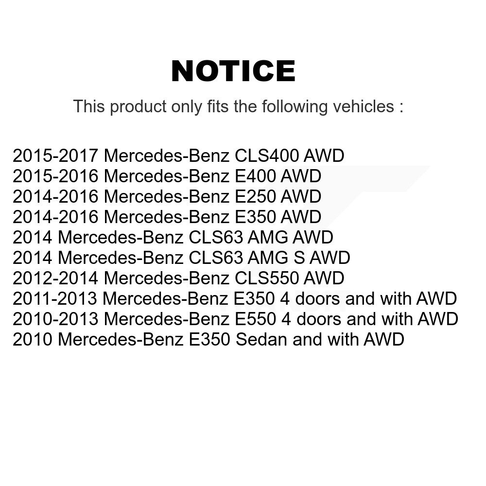 Front Wheel Bearing Sensor Kit For Mercedes-Benz E350 E550 E400 E250 CLS550 CLS400 CLS63 K7S-100294 - Image 2