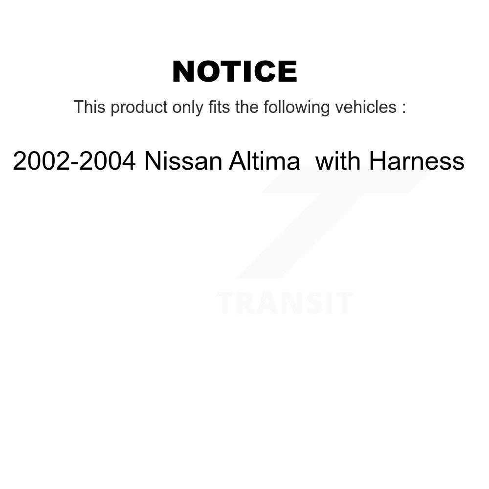 Rear Wheel Hub Bearing And ABS Sensor Kit For 2002-2004 Nissan Altima with Harness K7S-100487 - Image 2