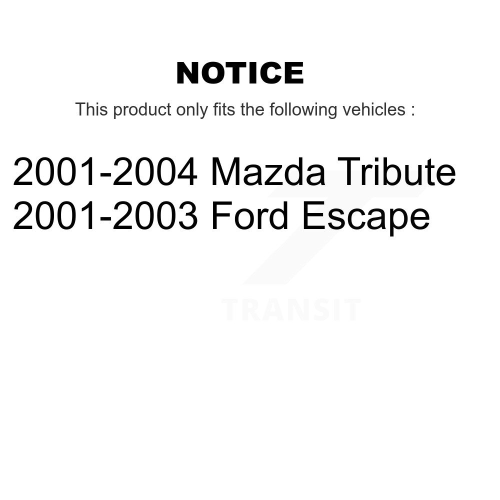 Rear Wheel Bearing And ABS Sensor Kit For Ford Escape Mazda Tribute K7S-100984 - Image 2
