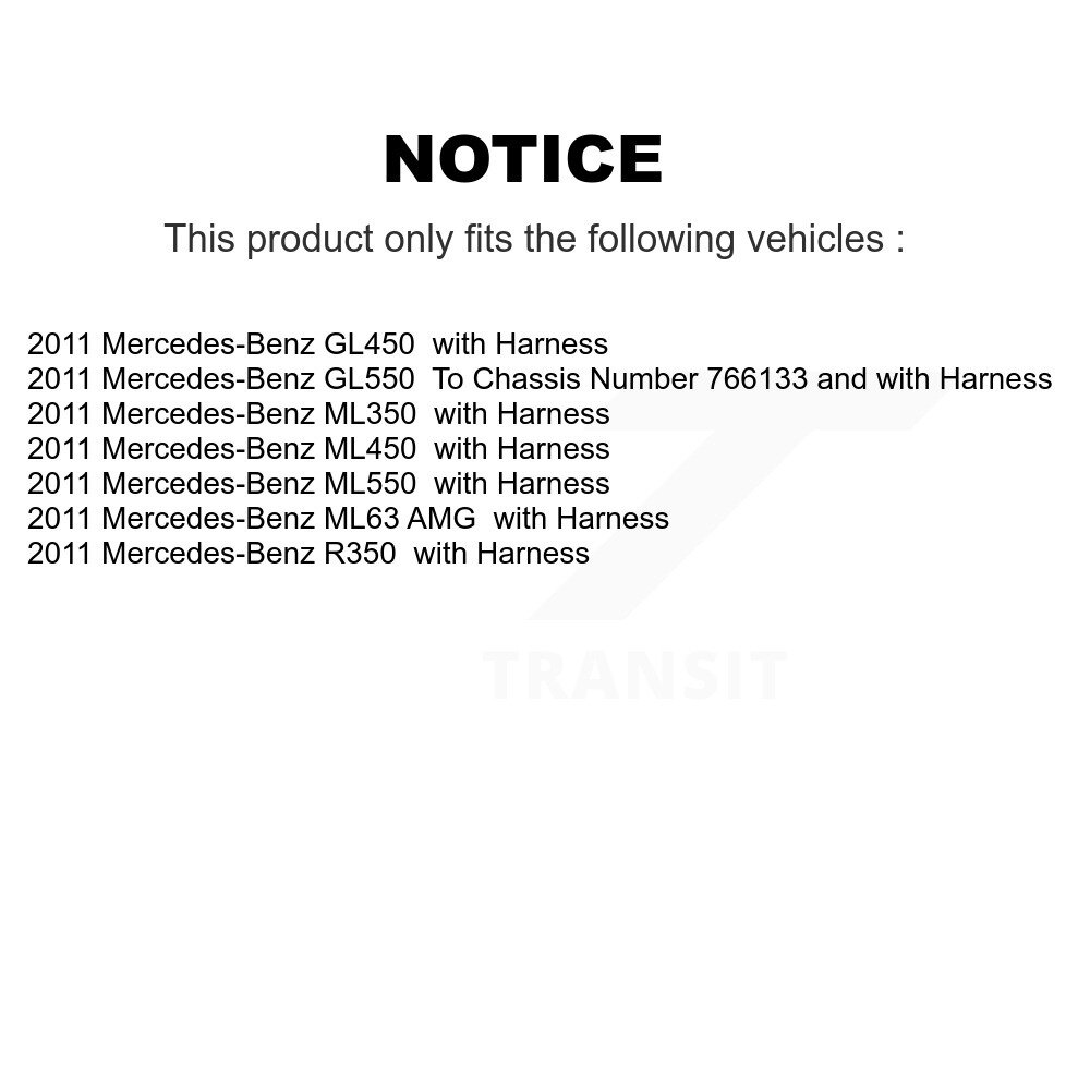 Rear Wheel Bearing ABS Sensor Kit For Mercedes-Benz ML350 R350 ML550 GL550 GL450 ML63 AMG K7S-101498 - Image 2