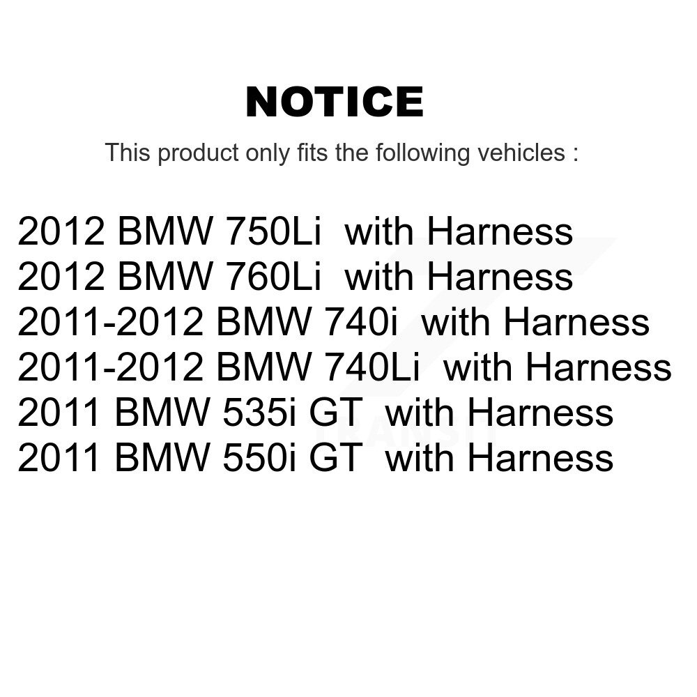Front Wheel Hub Bearing And ABS Sensor Kit For BMW 740i 760Li 740Li 750Li 550i GT 535i K7S-101918 - Image 2
