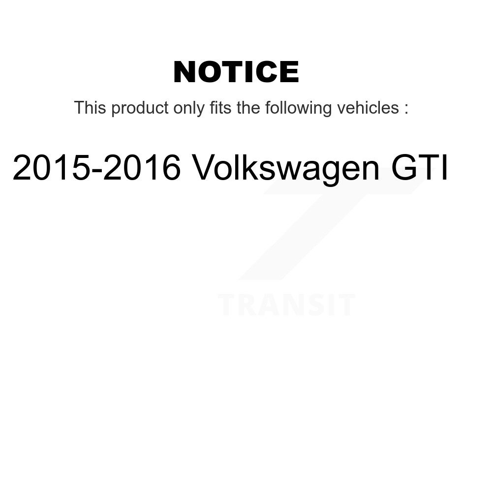 Front Wheel Hub Bearing And ABS Sensor Kit For 2015-2016 Volkswagen GTI K7S-102011 - Image 2