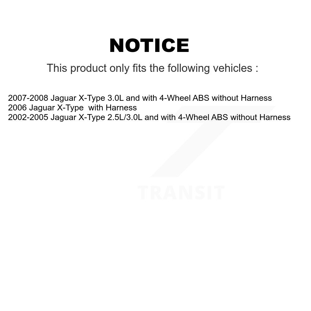 Front Wheel Bearing And ABS Sensor Kit For Jaguar X-Type K7S-102067 - Image 2