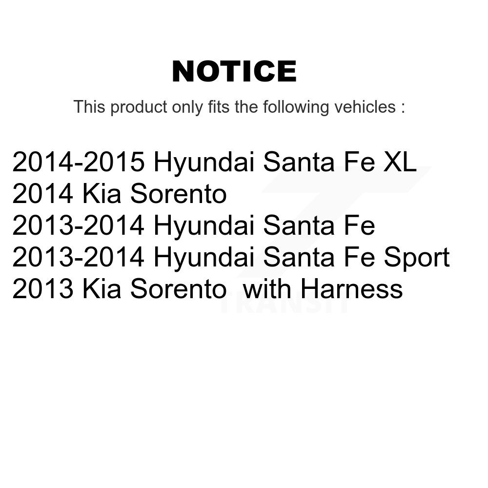 Front Wheel Hub Bearing And ABS Sensor Kit For Hyundai Santa Fe Sport Kia Sorento XL K7S-102400 - Image 2