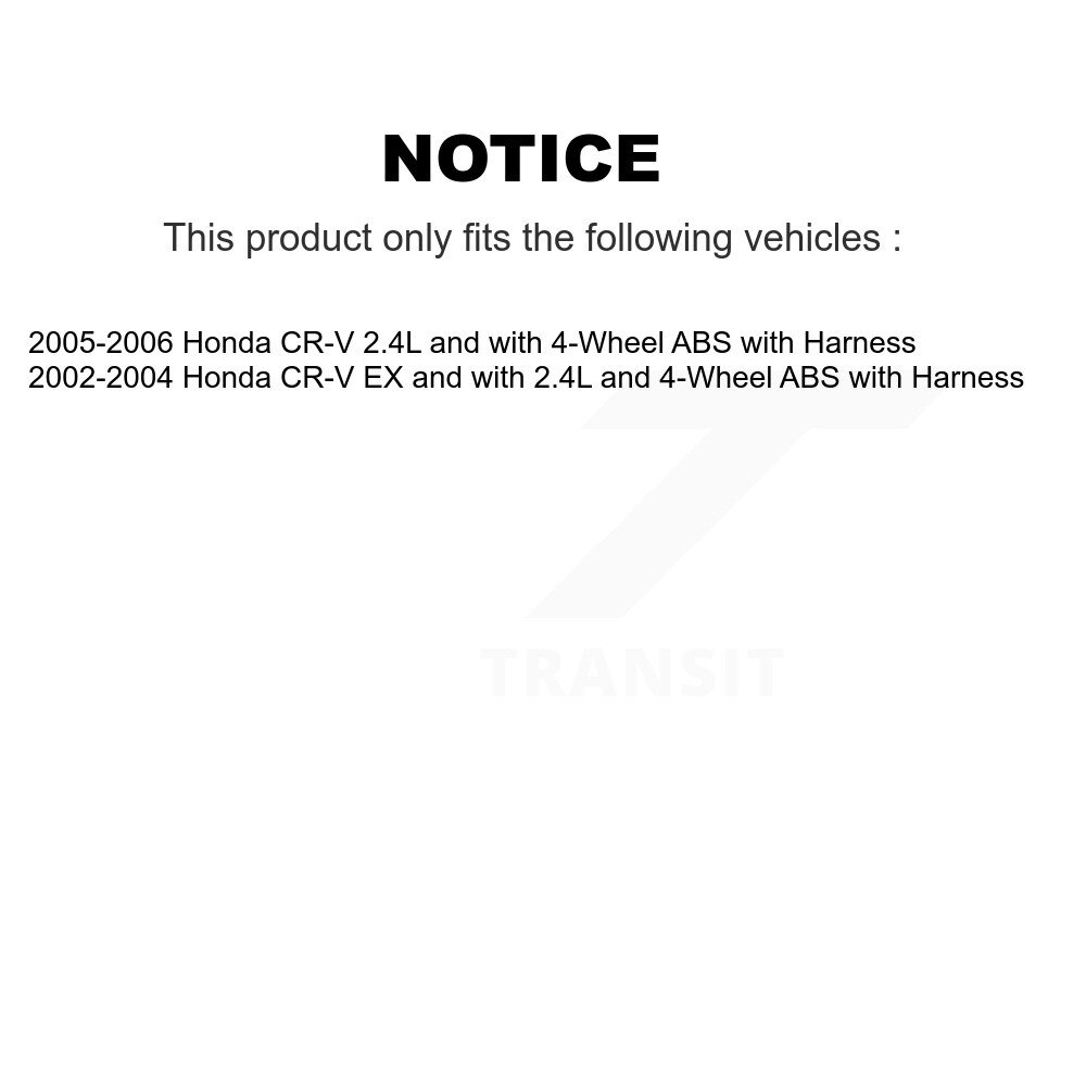 Front Wheel Bearing And ABS Sensor Kit For Honda CR-V with Harness K7S-102721 - Image 2