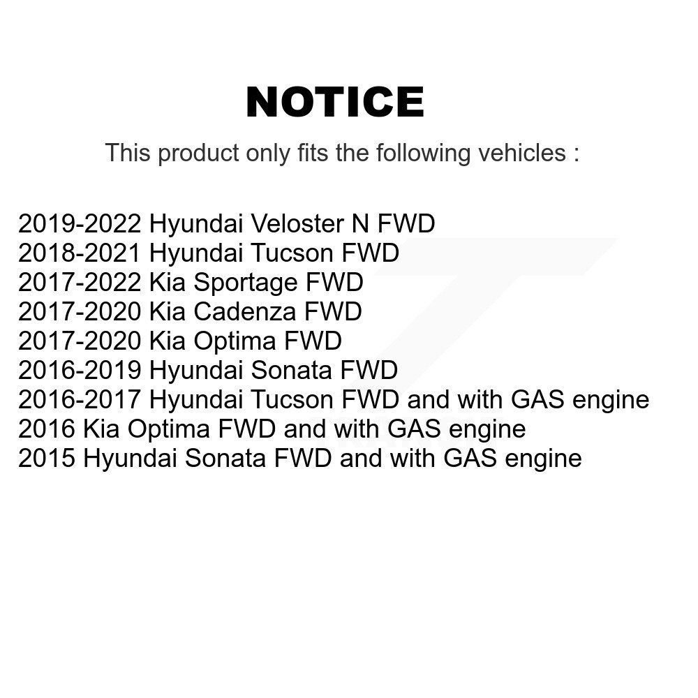 Rear Wheel Hub Bearing & Extra Sensor Kit For Hyundai Tucson Kia Sportage Sonata Optima N K7S-103103 - Image 2
