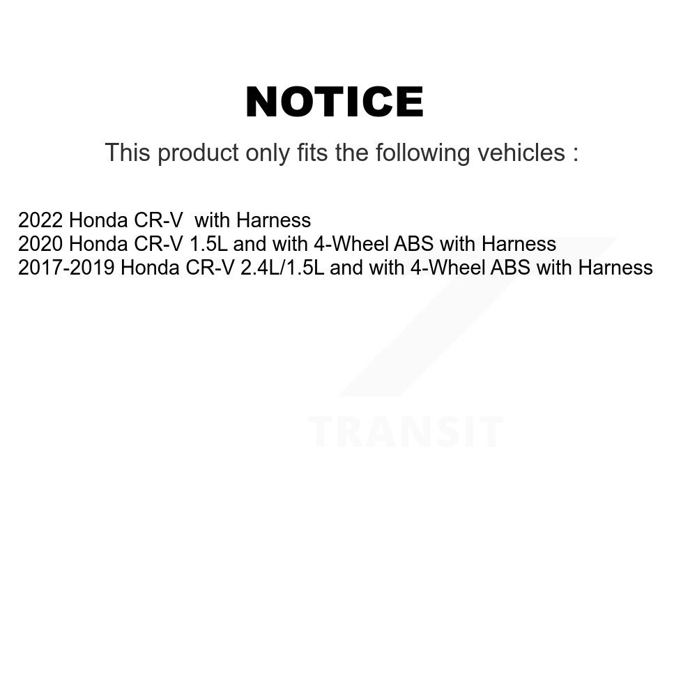 Front Wheel Bearing And ABS Sensor Kit For Honda CR-V with Harness K7S-103118 - Image 2