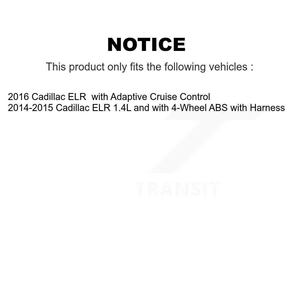 Front Wheel Hub Bearing And ABS Sensor Kit For Cadillac ELR K7S-103176 - Image 2