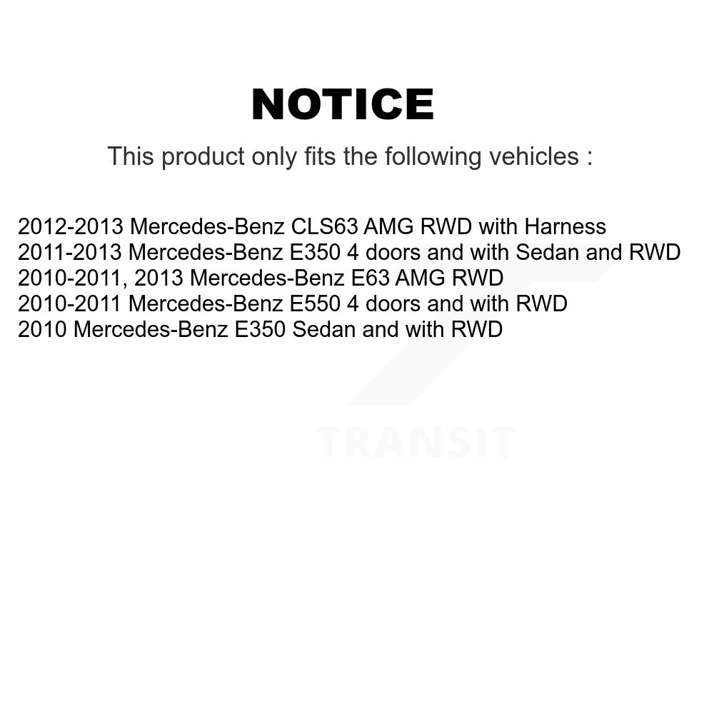 Front Wheel Hub Bearing And ABS Sensor Kit For Mercedes-Benz E350 E550 E63 AMG CLS63 K7S-103221 - Image 2