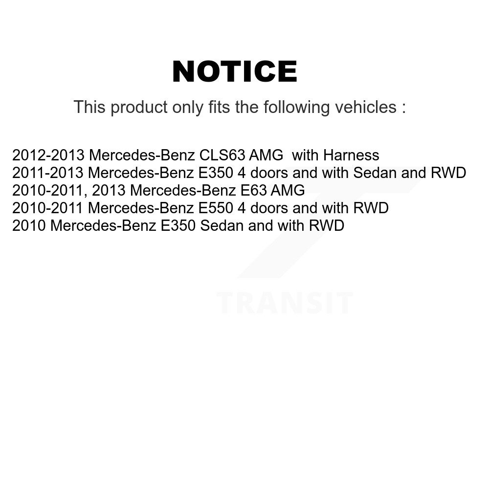 Front Wheel Hub Bearing And ABS Sensor Kit For Mercedes-Benz E350 E550 E63 AMG CLS63 K7S-103293 - Image 2