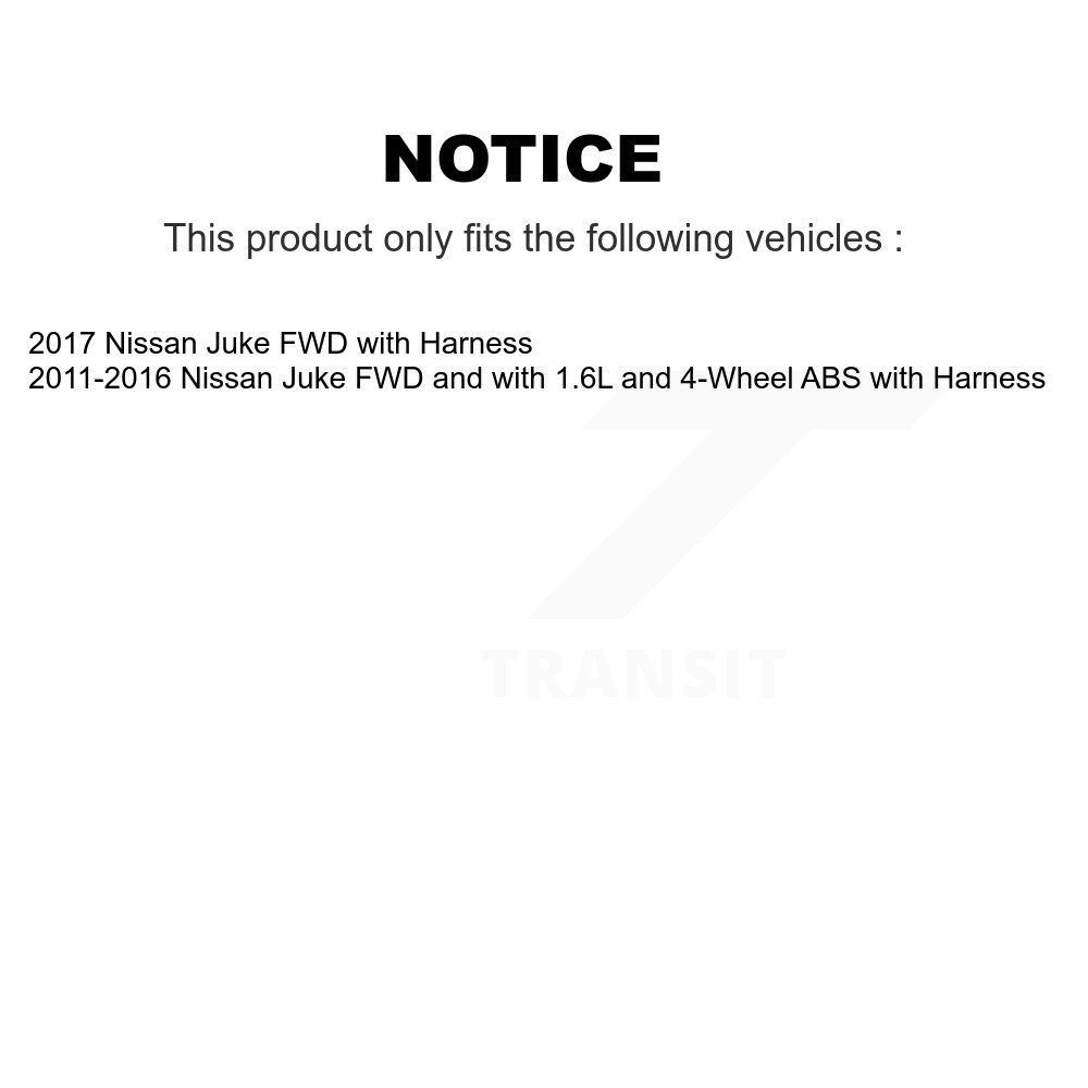 Rear Wheel Hub Bearing And ABS Sensor Kit For Nissan Juke with Harness K7S-103414 - Image 2