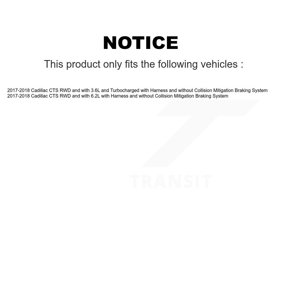 Front Rear Wheel Hub Bearing And ABS Sensor Kit For Cadillac CTS K7S-103443 - Image 2