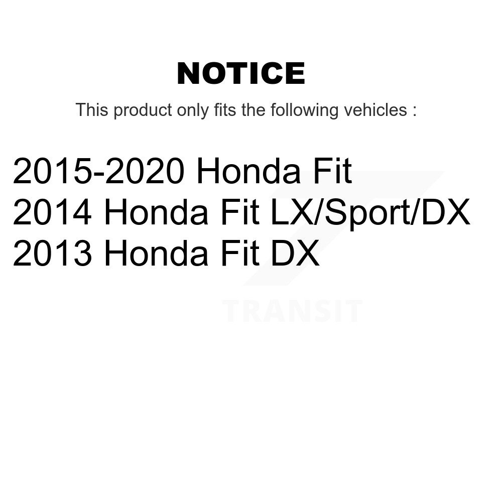 Rear Brake Drums Pair For Honda Fit K8-101843 - Image 2