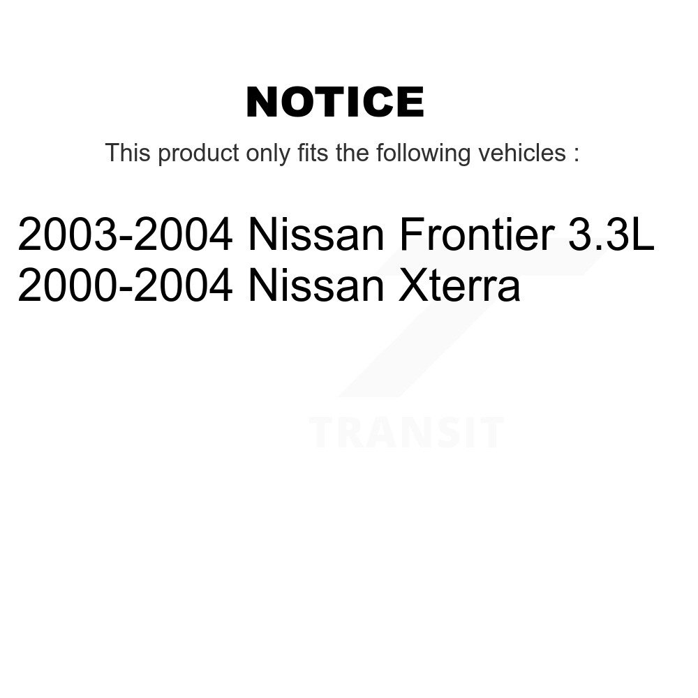 Front Rear Disc Brake Rotors Drums Kit For Nissan Xterra Frontier K8-102018 - Image 2