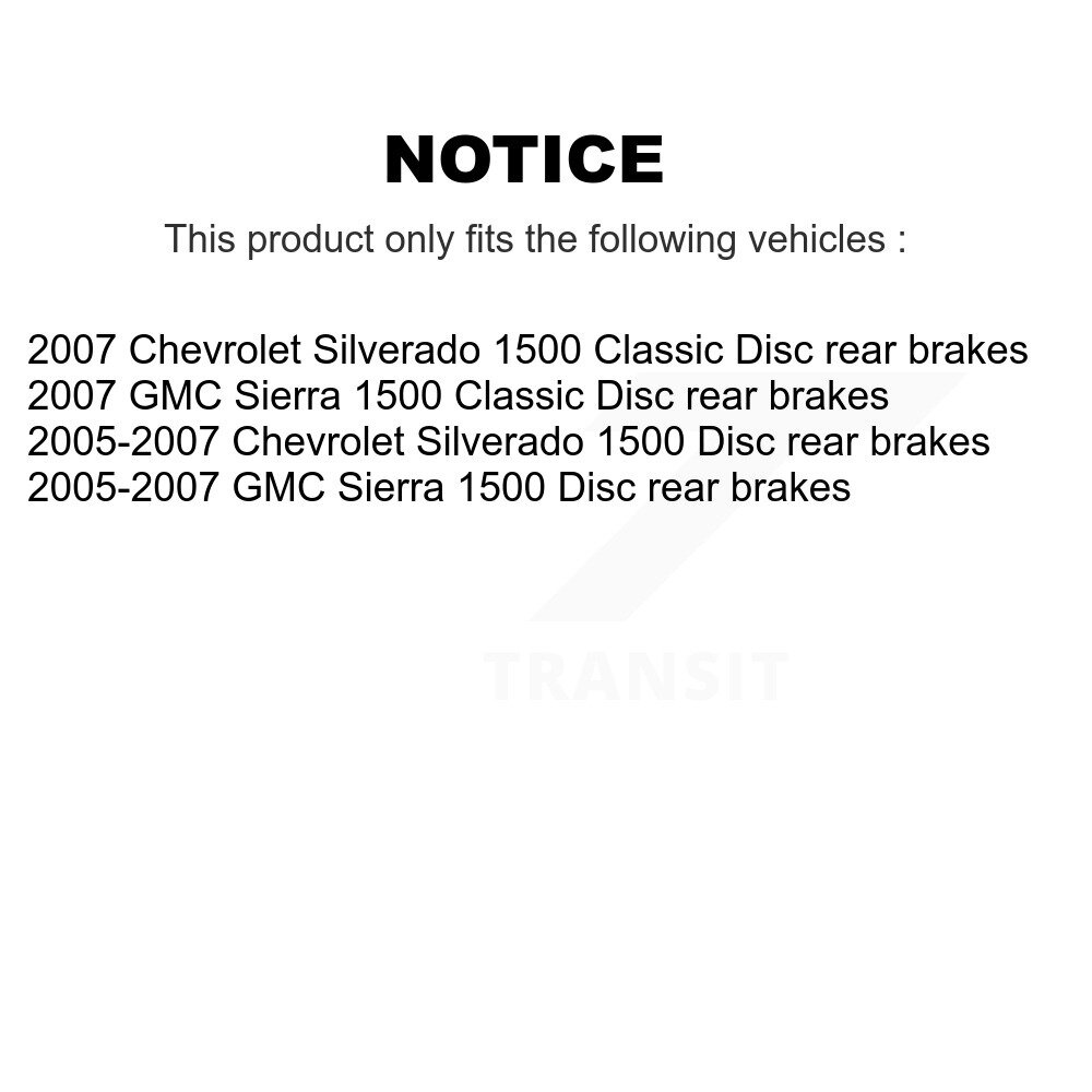 Front Rear Disc Brake Rotors Drums Kit For Chevrolet GMC Silverado 1500 Sierra Classic K8-102117 - Image 2