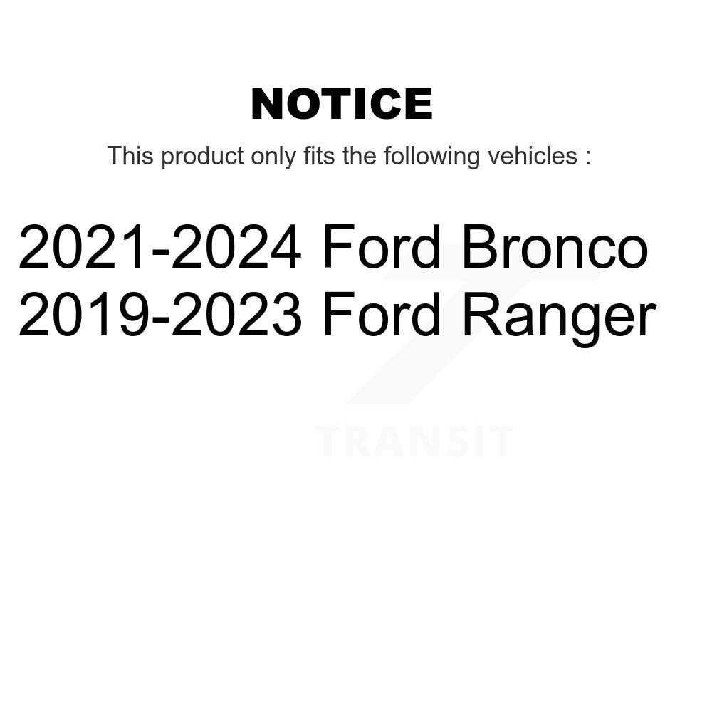 Rear Disc Brake Rotors Pair For Ford Ranger Bronco K8-102327 - Image 2