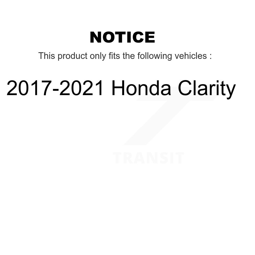 Front Disc Brake Rotors Pair For 2017-2021 Honda Clarity K8-102623 - Image 2