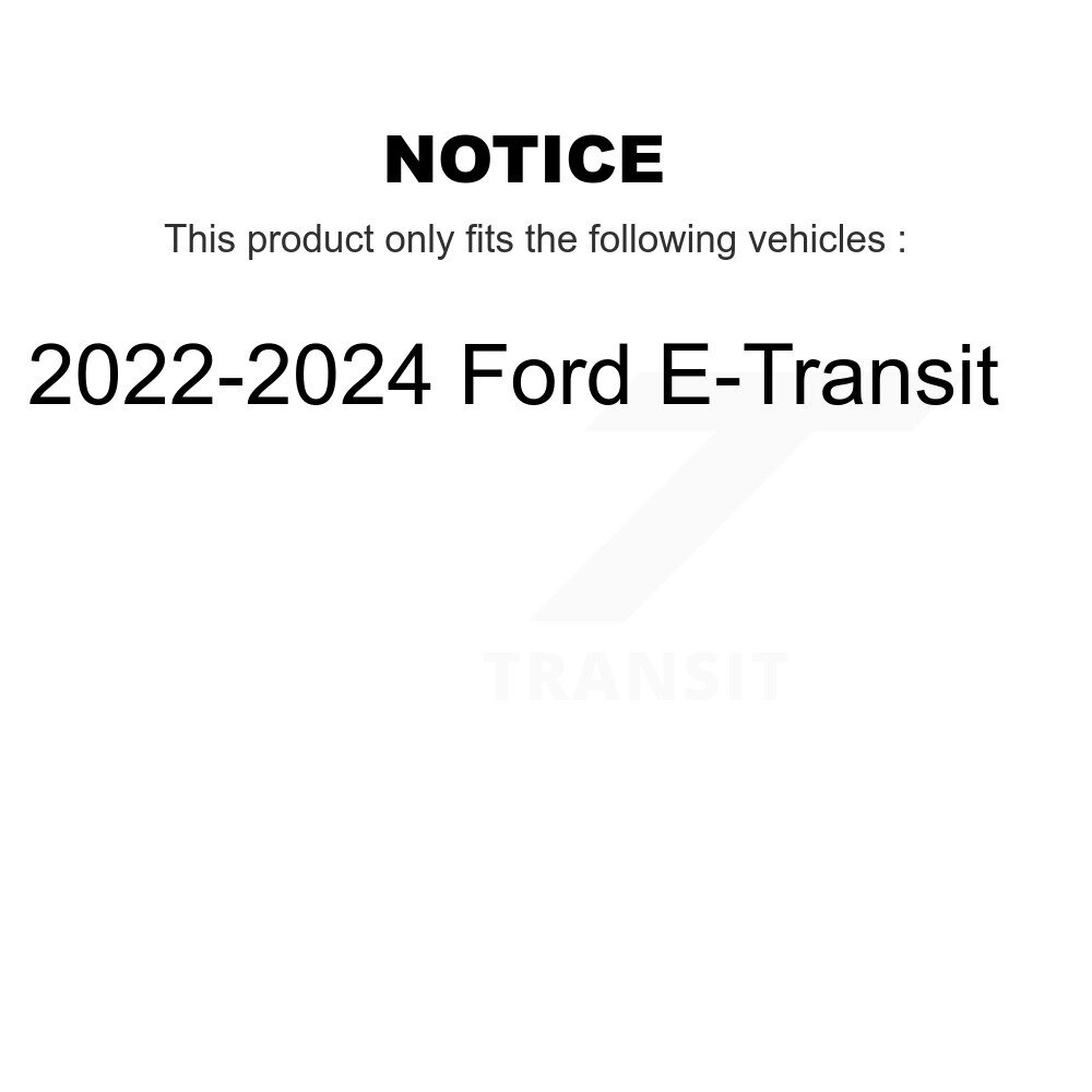 Rear Disc Brake Rotors Pair For 2022-2024 Ford E-Transit K8-102678 - Image 2