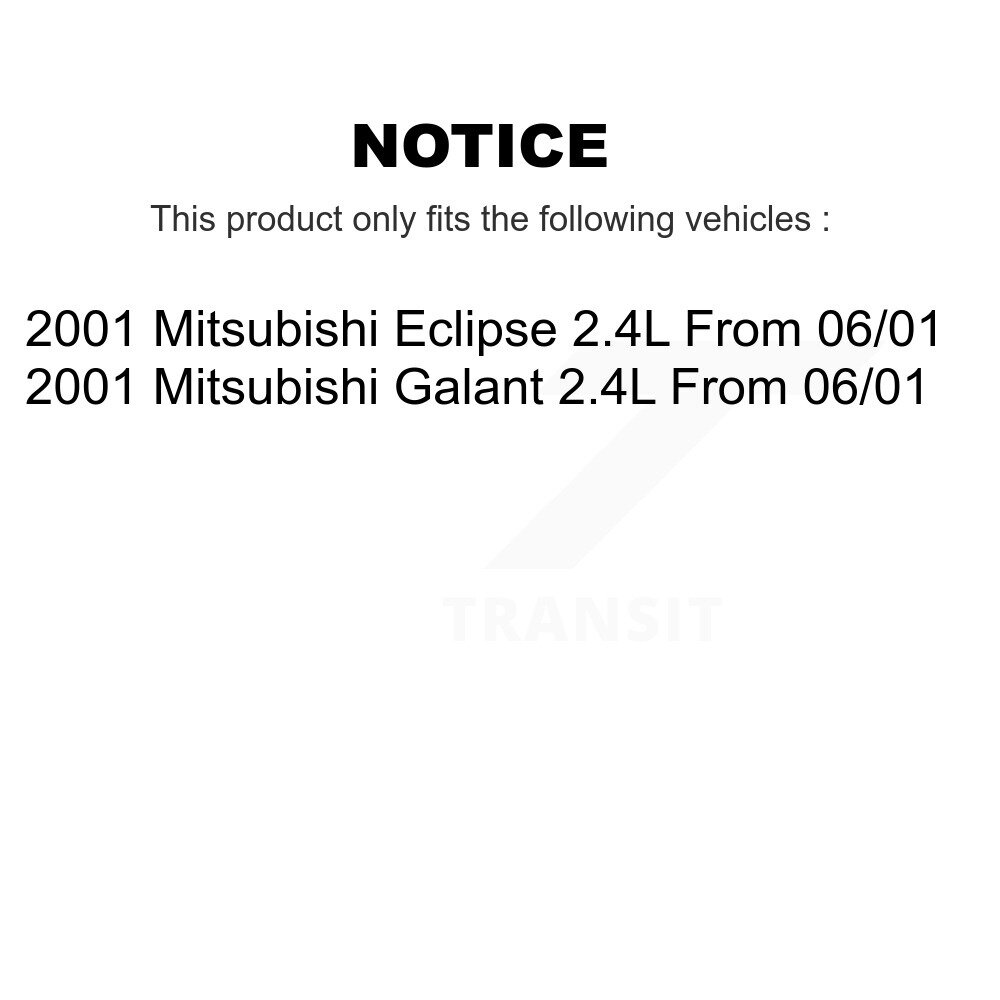 Front Rear Brake Rotor Ceramic Pad Drum Kit For Mitsubishi Eclipse Galant From 06/01 2.4L K8C-102587 - Image 2