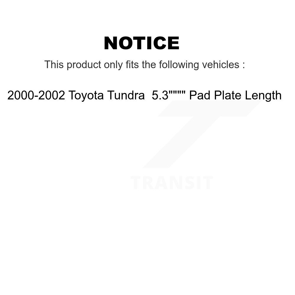 Front Rear Disc Brake Rotors Ceramic Pads And Drum Kit (9Pc) For Toyota Tundra K8C-102801 - Image 2