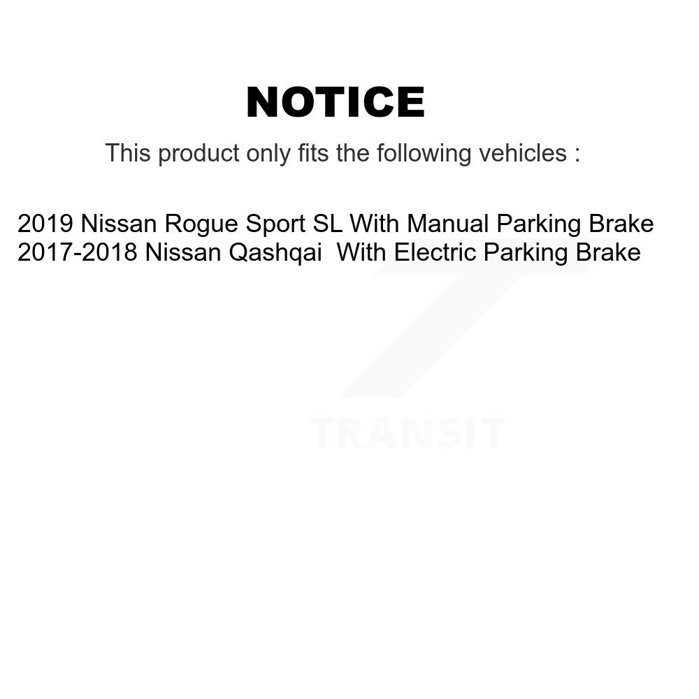 Front Rear Disc Brake Rotors And Ceramic Pads Kit For Nissan Qashqai Rogue Sport K8C-103039 - Image 2