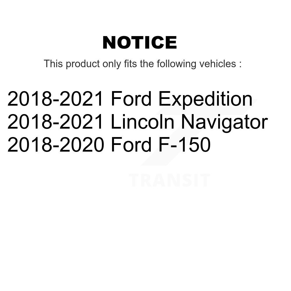 Front Disc Brake Rotors And Ceramic Pads Kit For Ford F-150 Expedition Lincoln Navigator K8C-103514 - Image 2