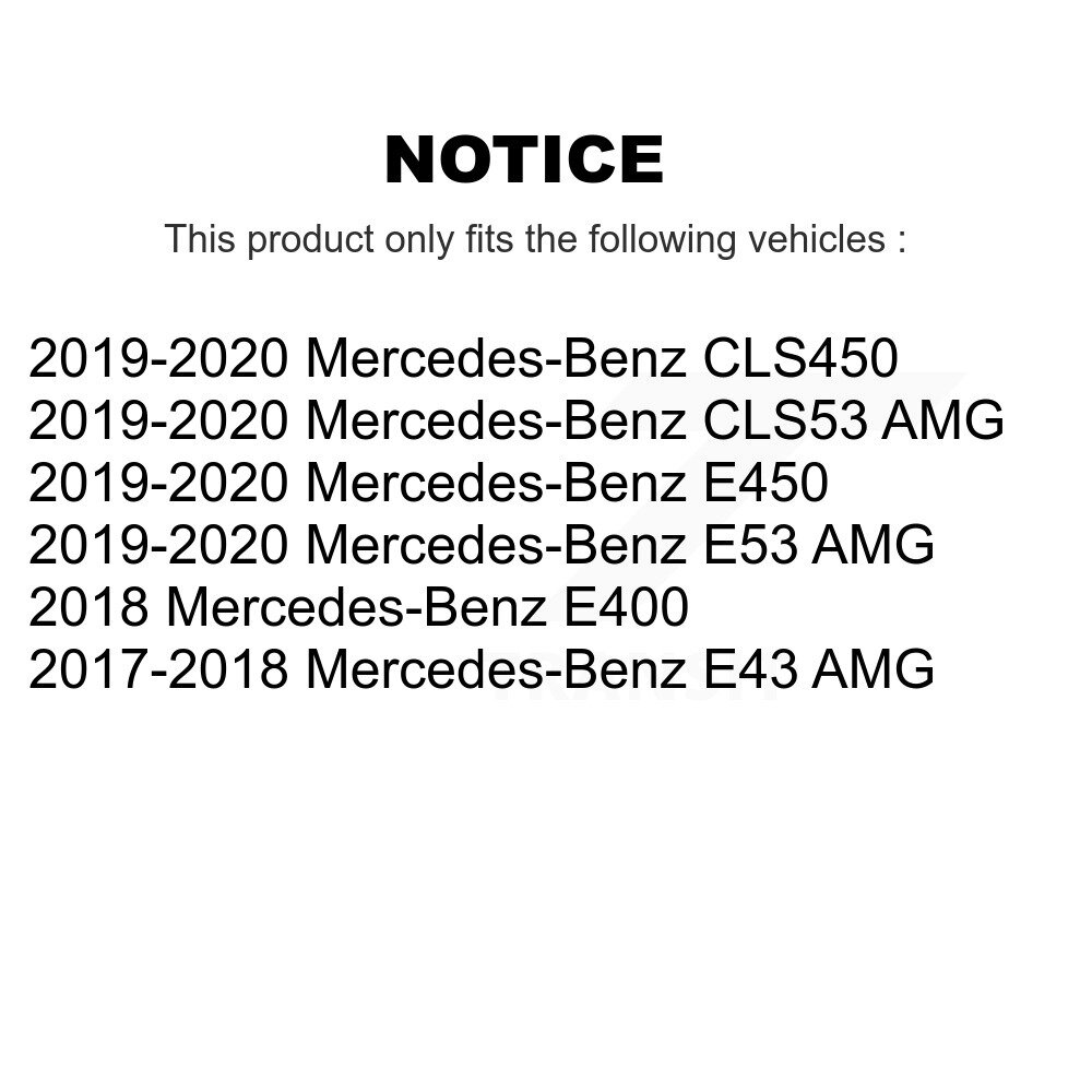 Rear Brake Rotor And Ceramic Pad Kit For Mercedes-Benz E400 E450 E53 AMG E43 CLS53 CLS450 K8C-103751 - Image 2