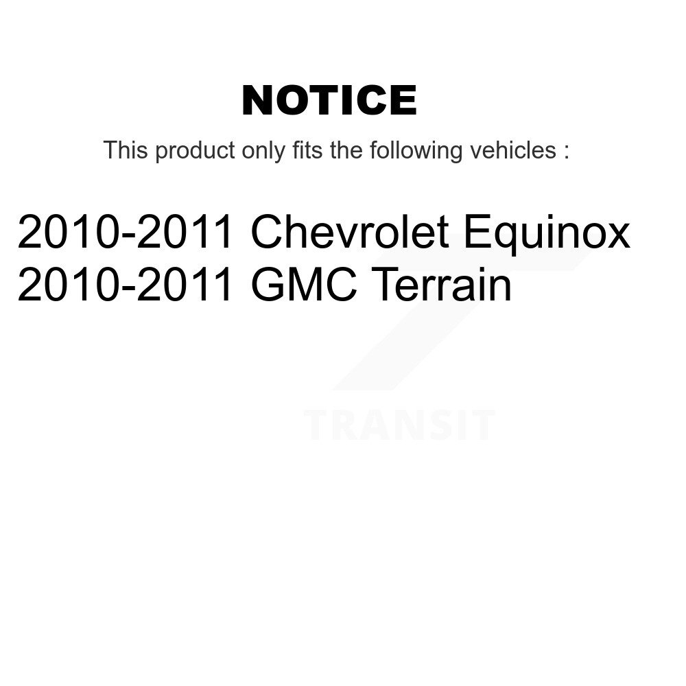 Rear Disc Rotors Ceramic Pads Parking Brake Shoes Hardware Kit For Chevrolet Equinox GMC K8C-104392 - Image 2