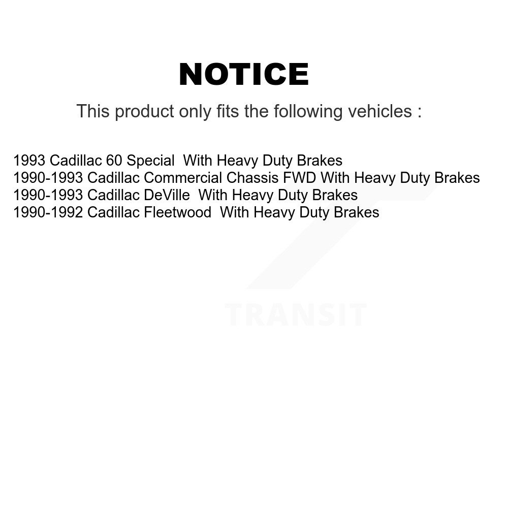 Front Disc Brake Caliper Kit For Cadillac DeVille Fleetwood 60 Special Commercial Chassis KBC-100007 - Image 2