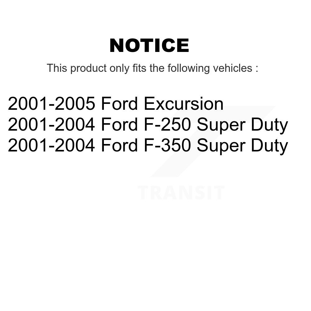 Front Rear Brake Caliper Left Right Side Kit For Ford F-350 Super Duty F-250 Excursion KBC-100050 - Image 2