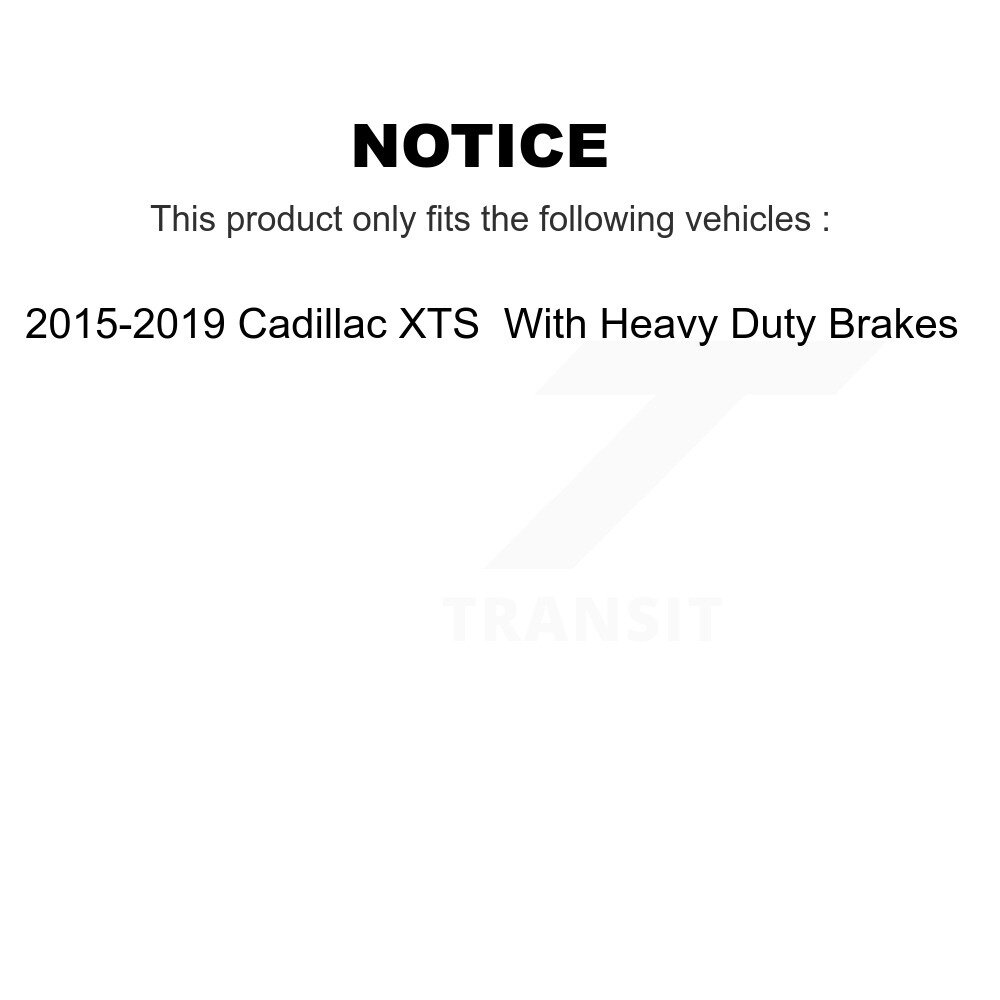 Front Rear Brake Caliper Left Right Kit For 2015-2019 Cadillac XTS With Heavy Duty Brakes KBC-100065 - Image 2