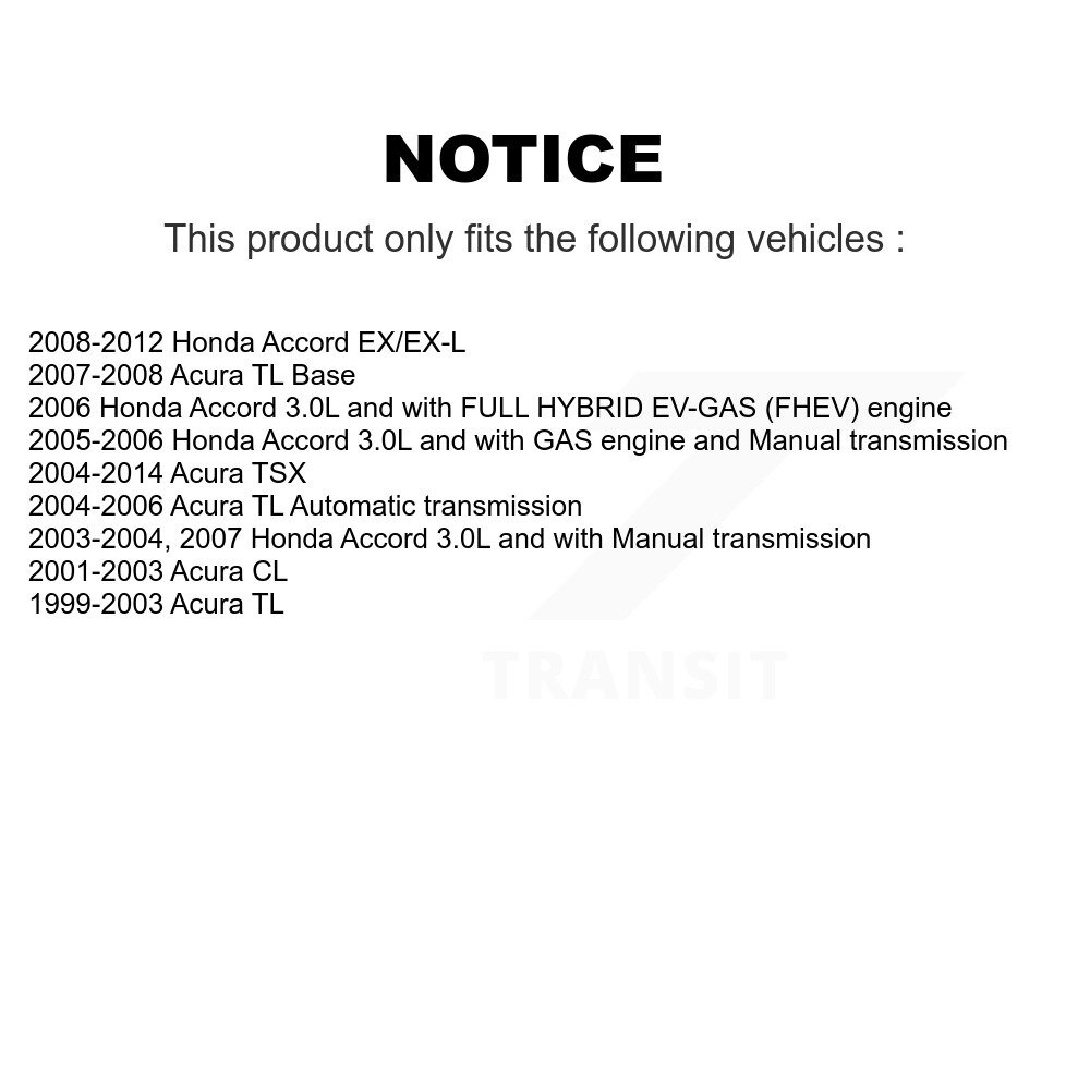 Front Brake Caliper Left Right Driver Passenger Side Kit For Honda Accord Acura TL TSX CL KBC-100111 - Image 2