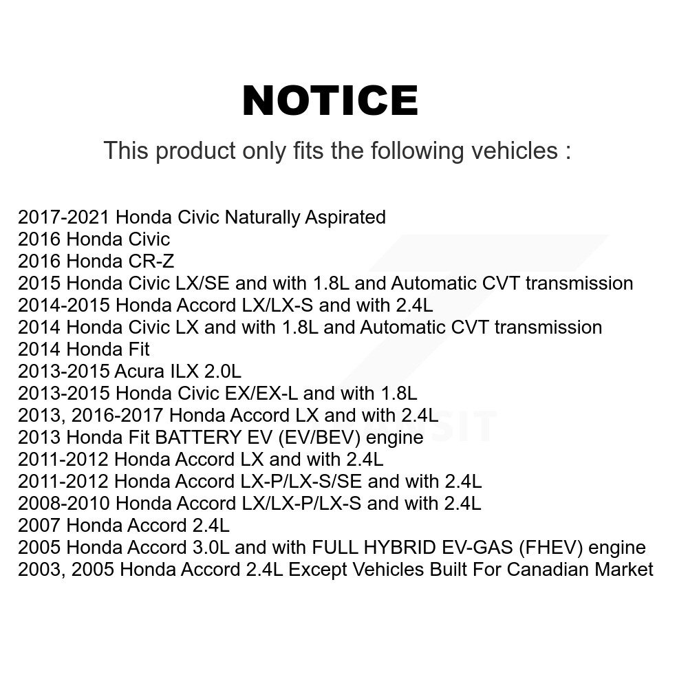 Front Disc Brake Caliper Left Right Side Kit For Honda Civic Accord Fit Acura ILX CR-Z KBC-100112 - Image 2