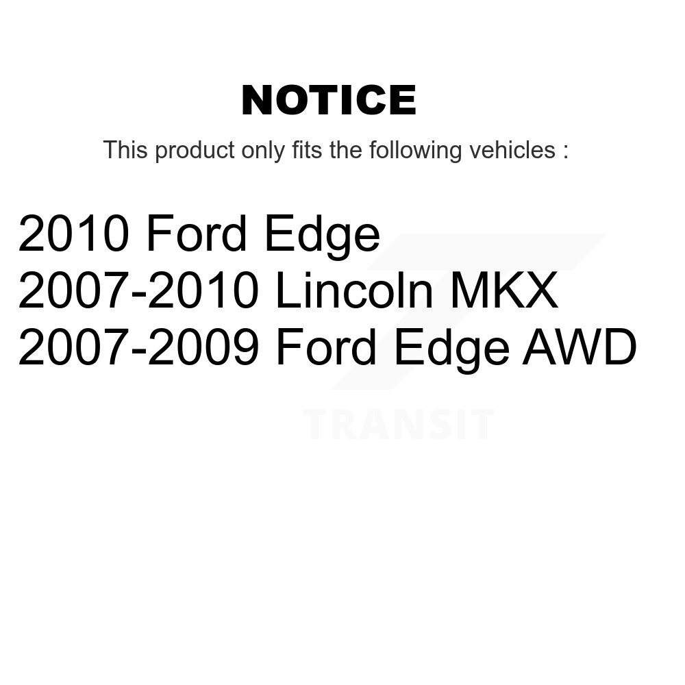 Front Disc Brake Caliper Left Right Side (Driver Passenger) Kit For Ford Edge Lincoln MKX KBC-100117 - Image 2
