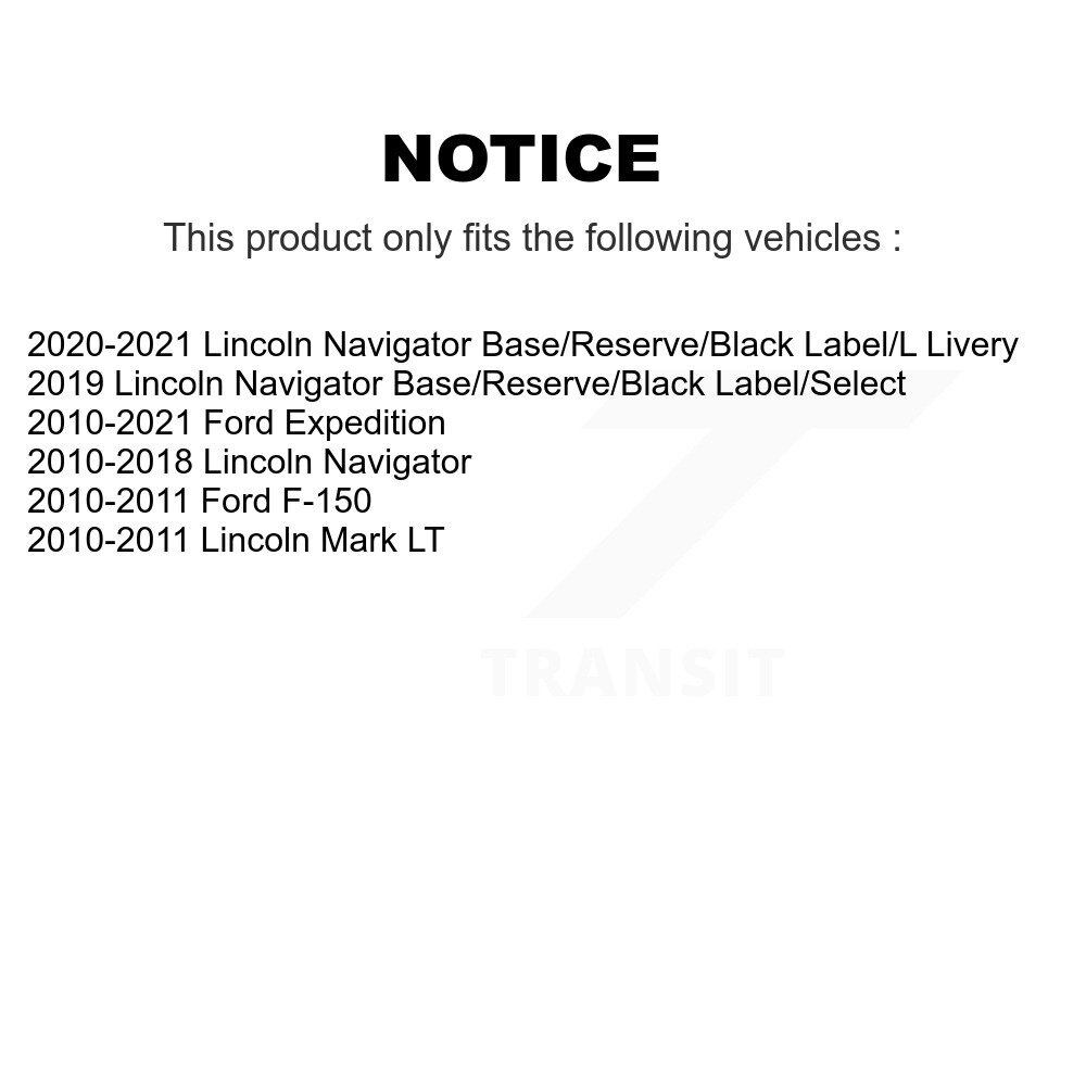 Front Brake Caliper (Left Right) Kit For Ford F-150 Expedition Lincoln Navigator Mark LT KBC-100122 - Image 2