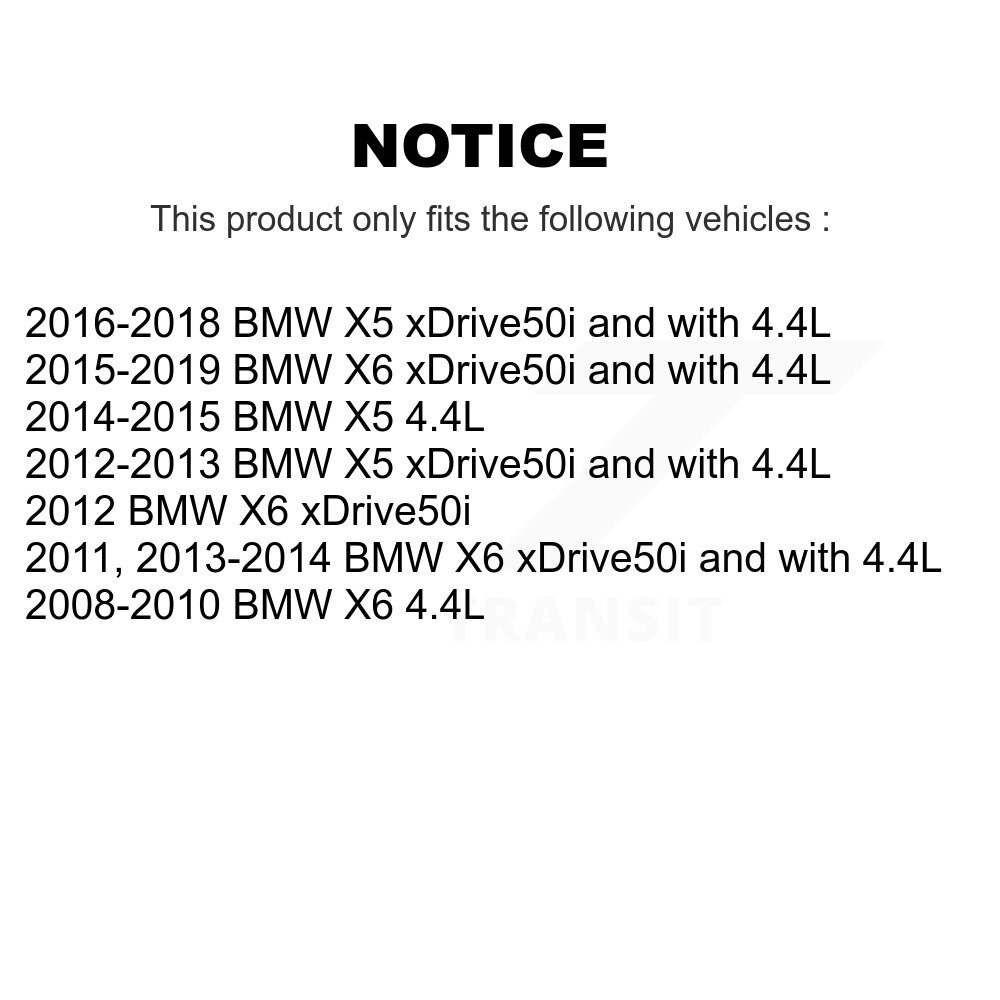 Front Disc Brake Caliper Assembly Left Right Side (Driver Passenger) Kit For BMW X5 X6 KBC-100205 - Image 2